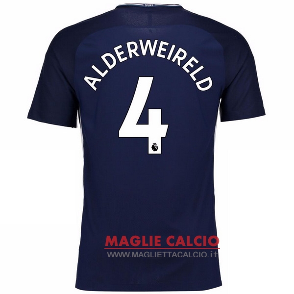 nuova maglietta tottenham hotspur 2017-2018 alderweireld 4 seconda